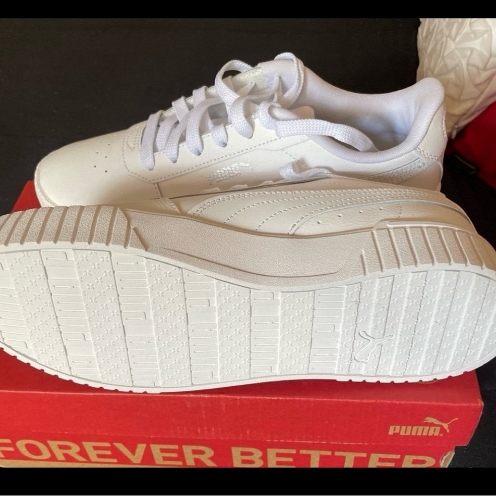 Puma White Athletic Chunky Sneakers